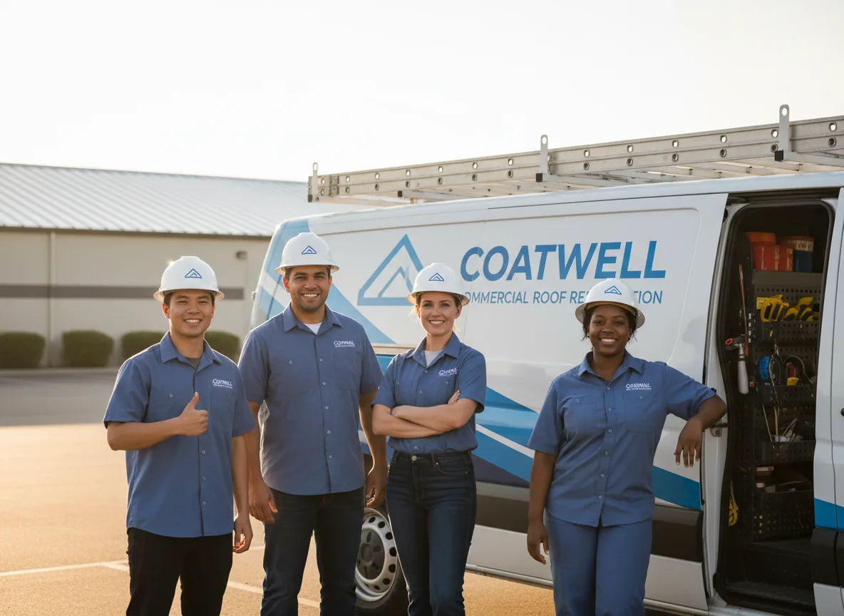 Commercial roof coating company in Tram, KY